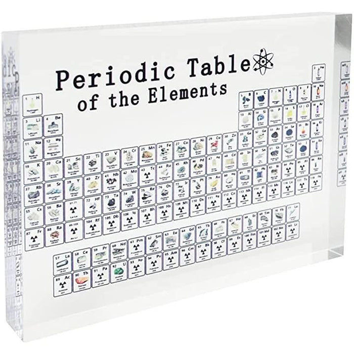 元素周期表 アクリルガラス製 透明 サイエンス 化学 科学 ディスプレイ インテリア 装飾