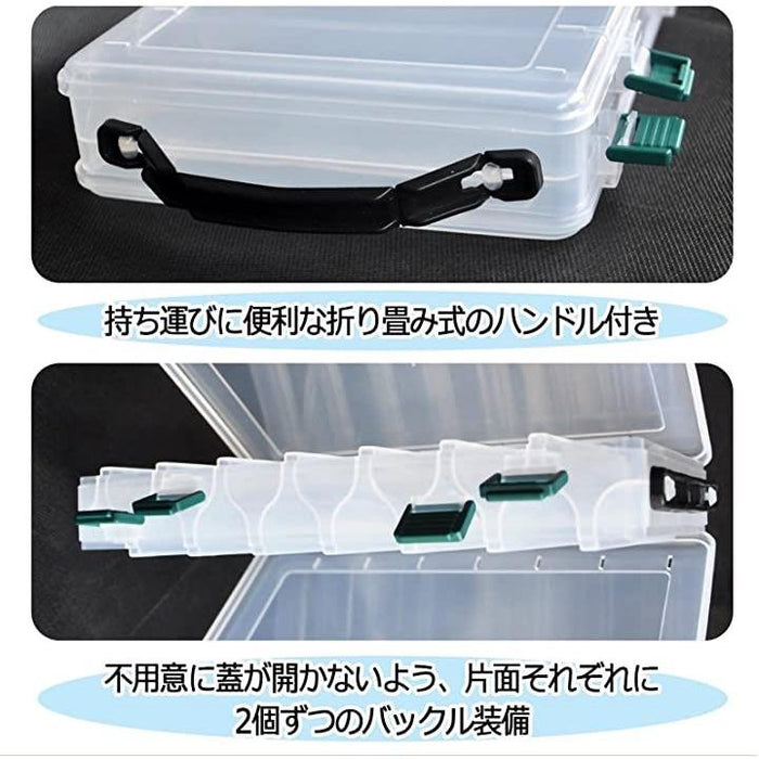 タックルボックス 釣具 収納ボックス ルアー ワーム ミノー 大容量