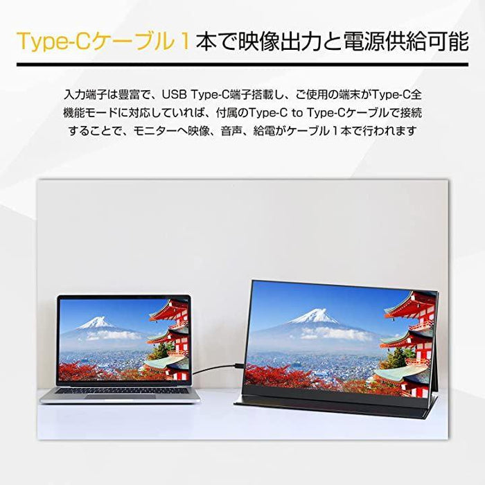 モバイルモニター 17.3インチ フルHD 1920x1080 軽量 薄型 ポータブル