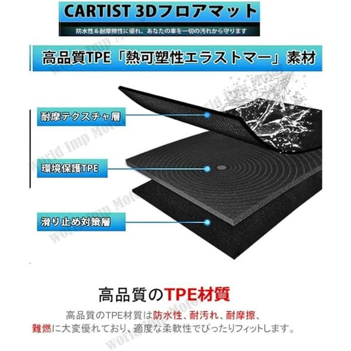 Cartist スズキ ジムニー JB64型 JB74型 わかし フロアマット