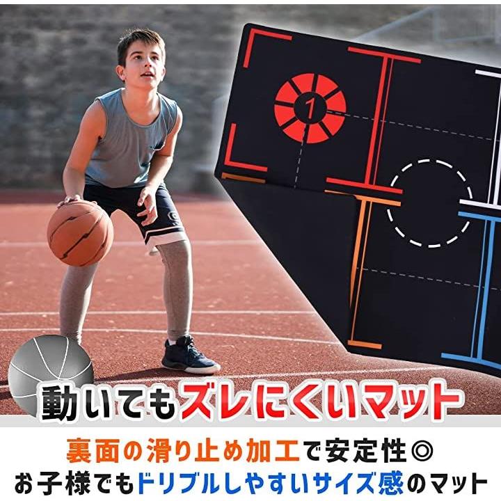★新着商品★バスケットボールトレーニングマット、ゴムフットワーク訓練システムマッ