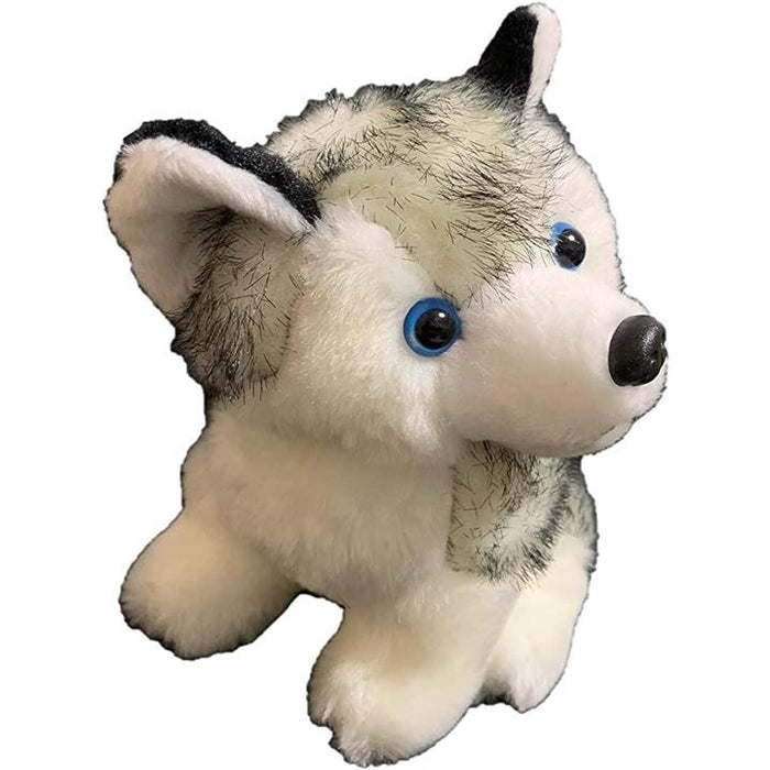 【希少品/新品】セイコーマート 景品 ハスキー犬 ぬいぐるみ ブルーアイ ハスキー 犬 小さい ぬいぐるみ ブルーアイ かわいい 人形 ギフト 贈り物
