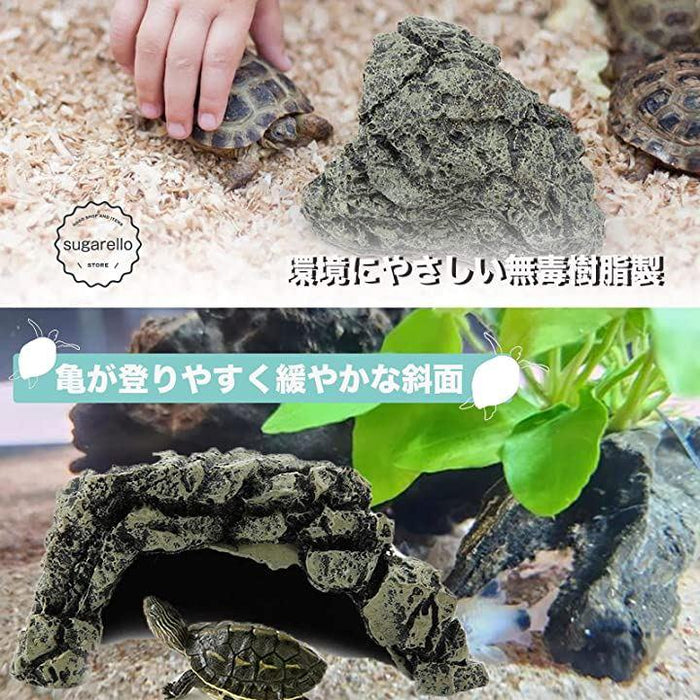 爬虫類 隠れ家 シェルター カメ トカゲ へび ヤモリ カエル 水槽飾り