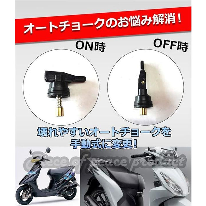 スズキ レッツ2 ZZ ヴェルデ スカイウェイブ250 オートチョーク