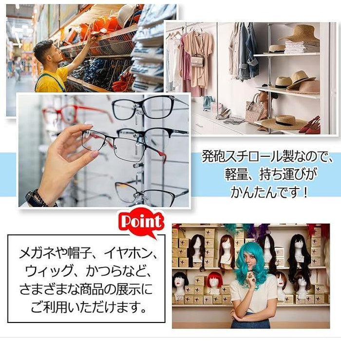 マネキンヘッド 発泡スチロール 頭部 帽子 かつら メガネ マネキンヘッド 発泡スチロール 頭部 帽子 かつら メガネ