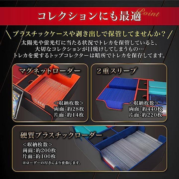 デッキケース トレカケース 4デッキ収納 ストレージボックス