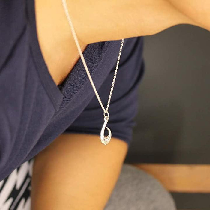 シルバー 925 ネックレス フィッシュ フック 釣り針 モチーフ